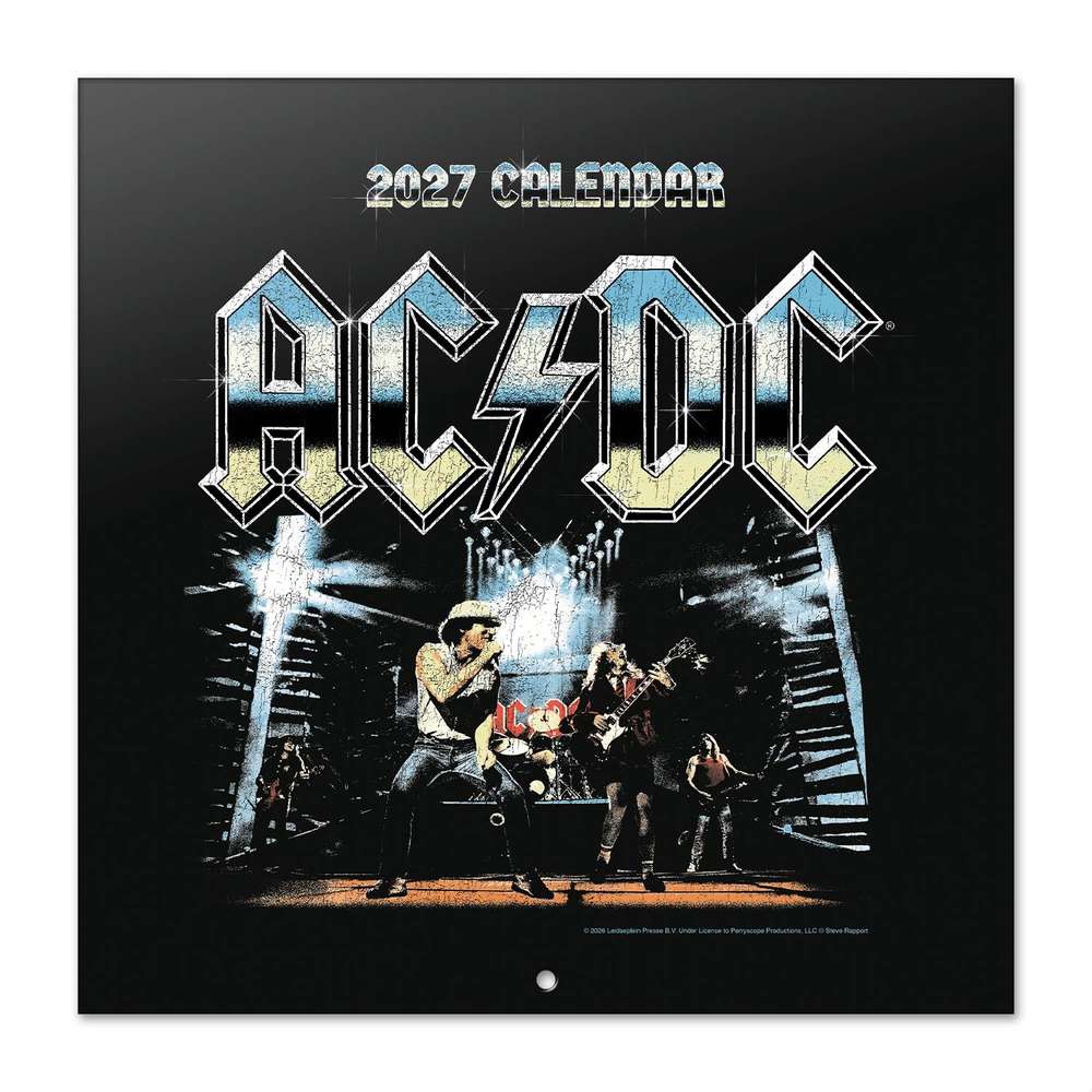Grupo Erik AC/DC - 2027 30X30 Kalender - Multicolours